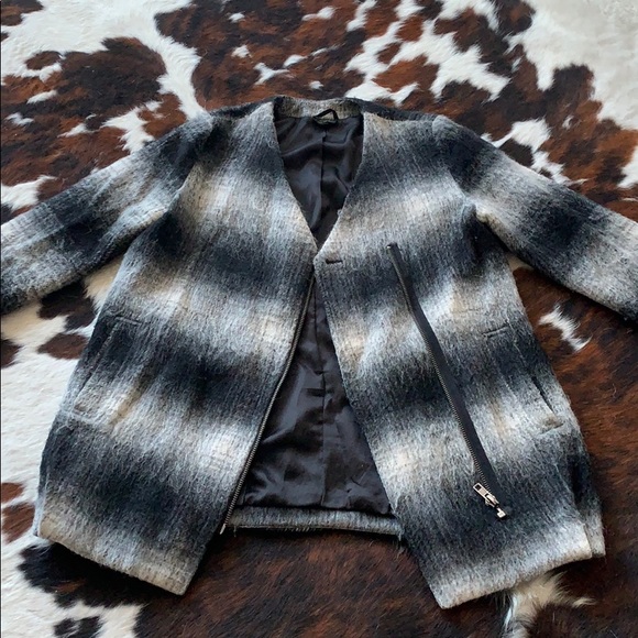 Topshop wool blend overcoat ombré colored - Picture 3 of 6